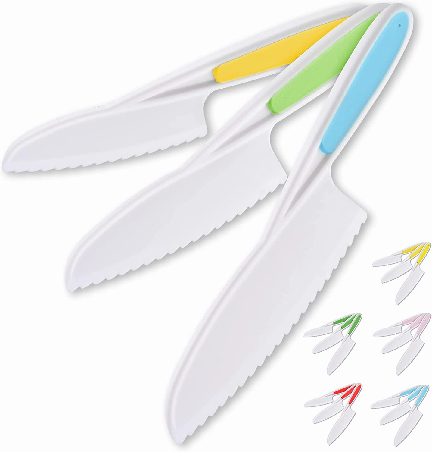 Perfect Starter Knife Set for Little Hands in the Kitchen (3-piece)