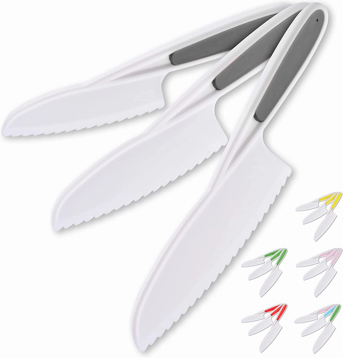 Perfect Starter Knife Set for Little Hands in the Kitchen (3-piece) Cutlery outlet discounts
