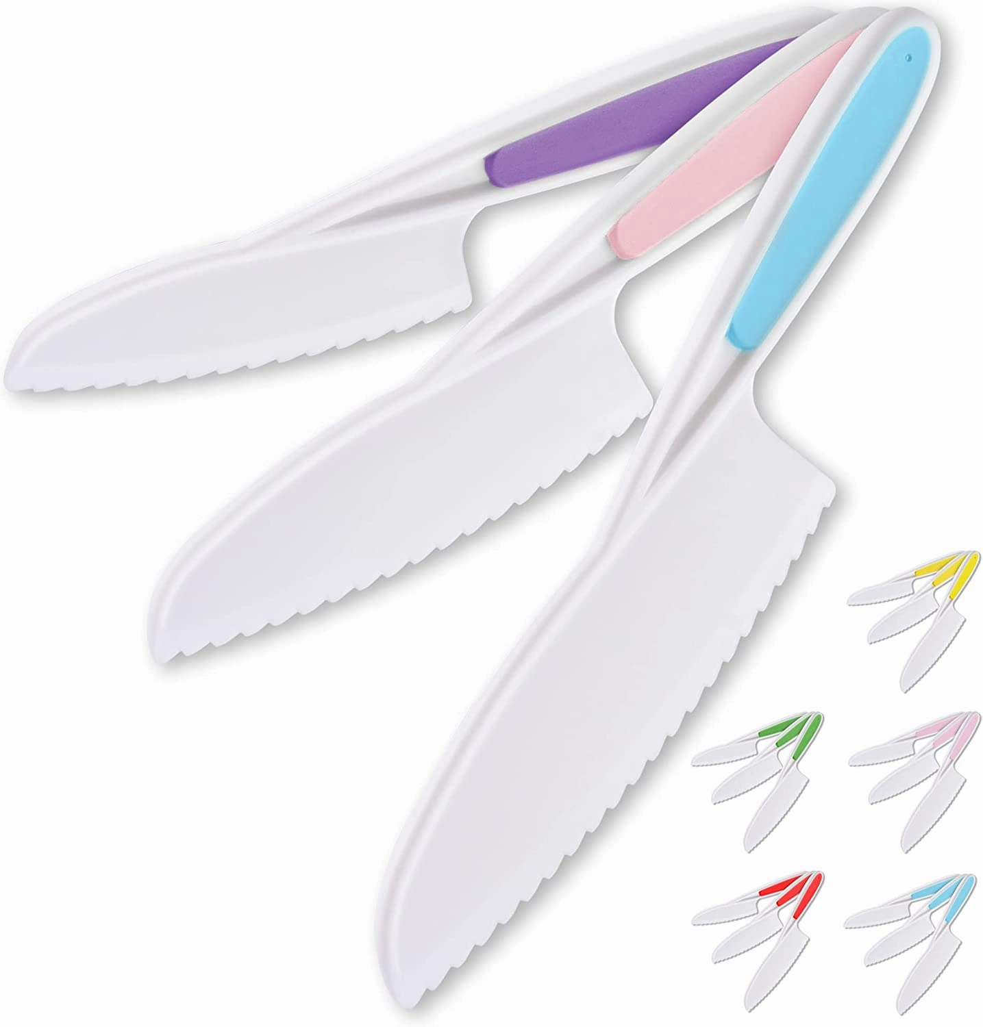 Perfect Starter Knife Set for Little Hands in the Kitchen (3-piece)