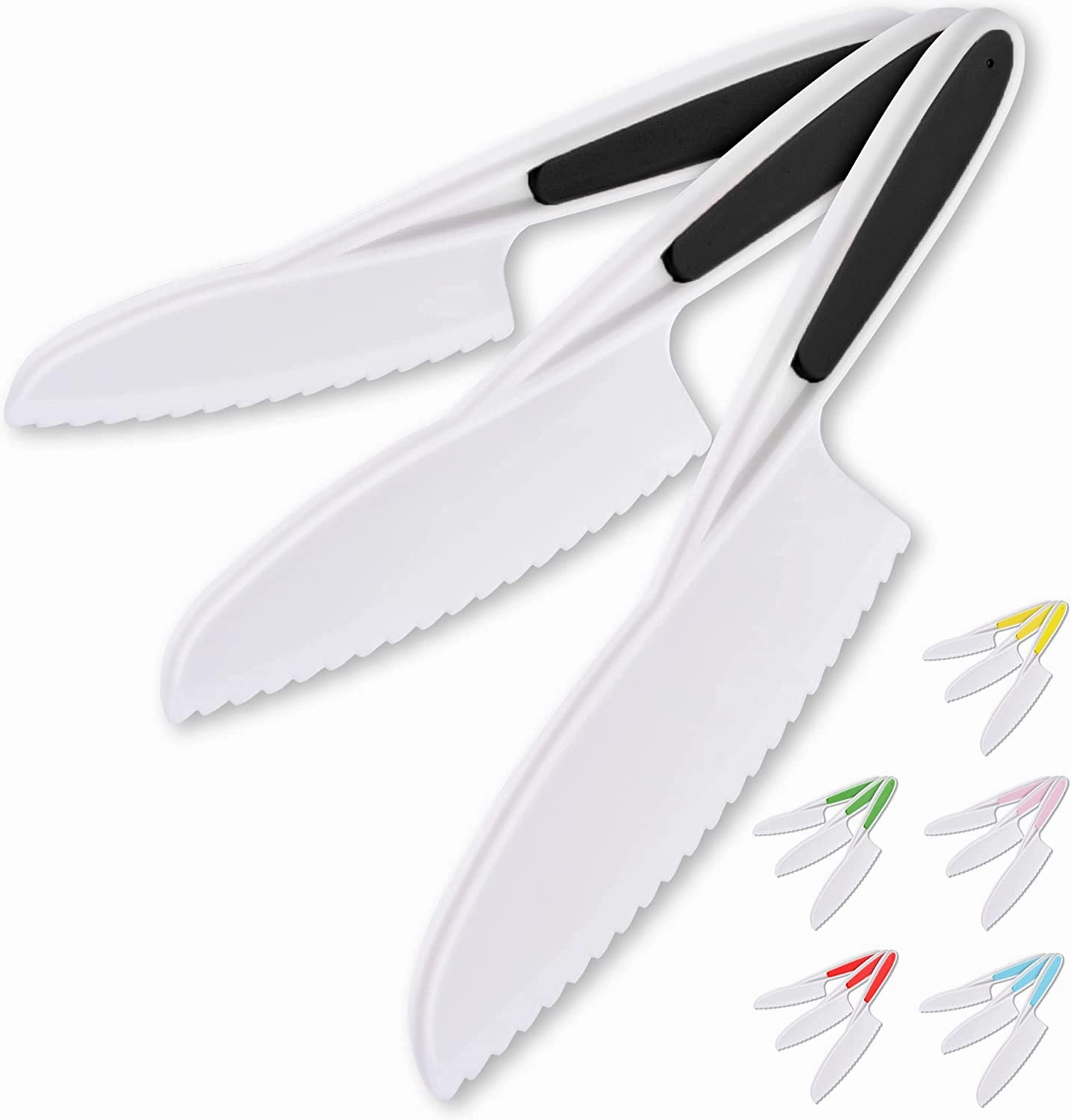 Perfect Starter Knife Set for Little Hands in the Kitchen (3-piece)