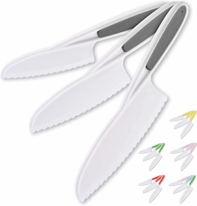 Perfect Starter Knife Set for Little Hands in the Kitchen (3-piece) Cutlery outlet discounts