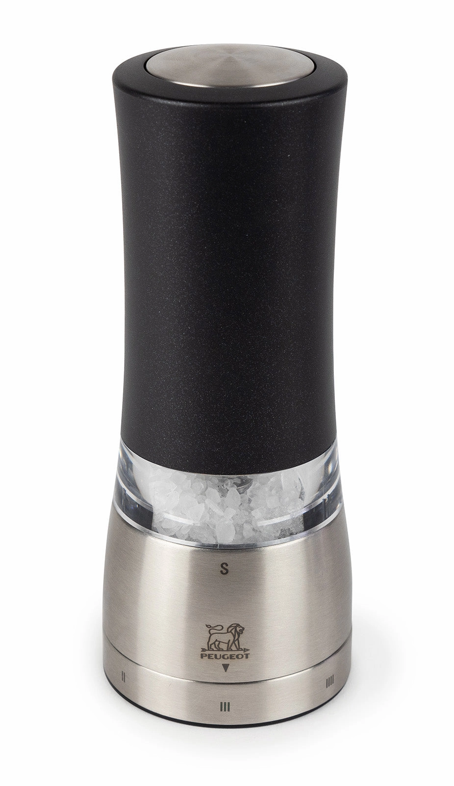 Peugeot Daman Electric Salt Mill, Iridescent Black, 7 Inch Cooking Tools & Accessories buy more save more