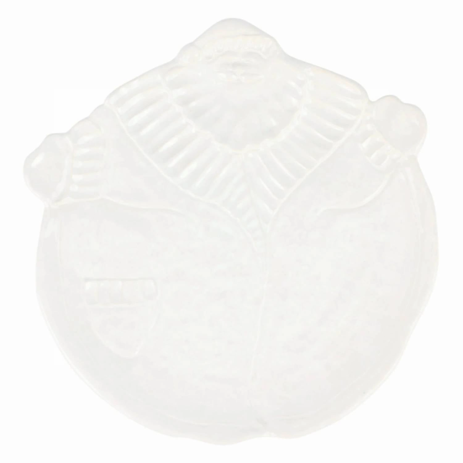 Pietra Natale Santa Platter In White Serveware deals online