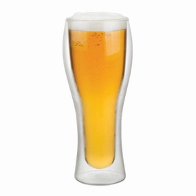 Pilsner Double Wall Beer Glass Barware sale online