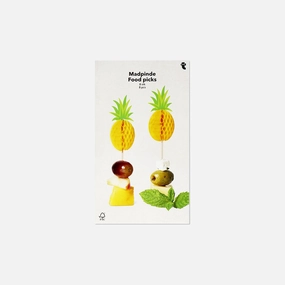 Pineapple food picks - 8 pcs Kitchen Tableware at affordable prices