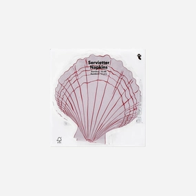 Pink clam napkins - 16 pcs Kitchen Tableware at affordable prices