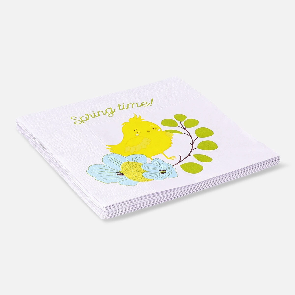 Pink Easter napkins - 16 pcs