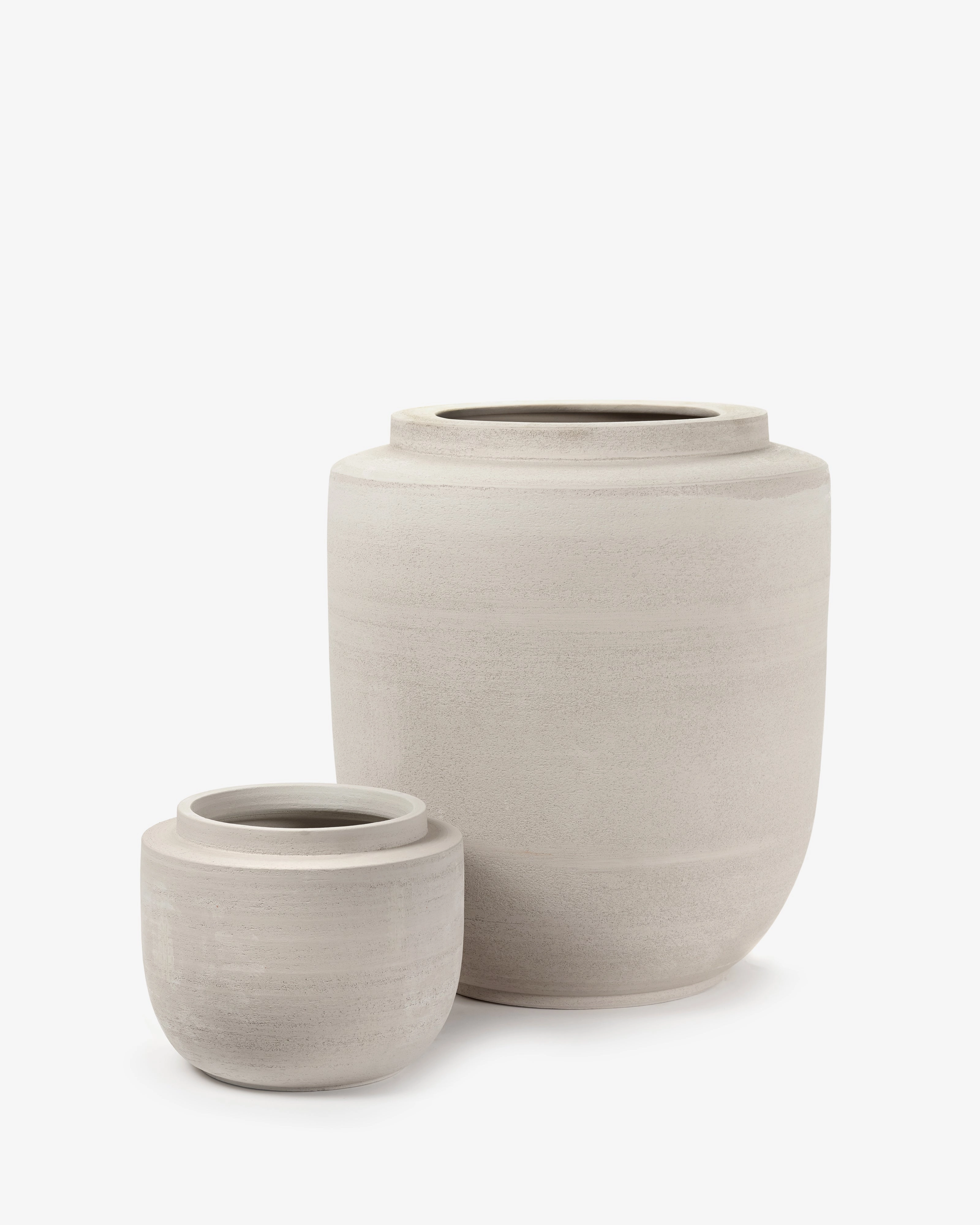Plant pot M beige Volumes