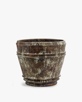 Planter 01 L white/brown Mesa Pottery & Urban Jungle decor outlet