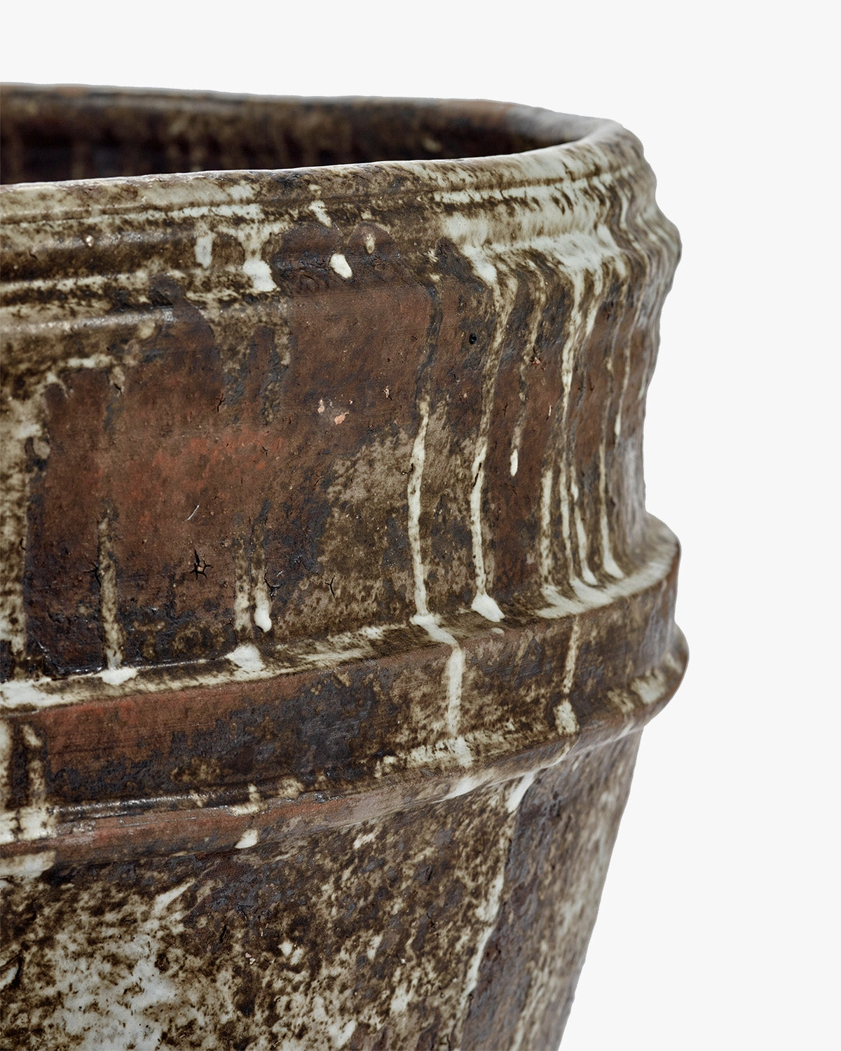 Planter 01 L white/brown Mesa