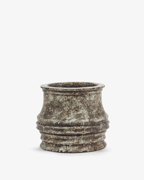 Planter 01 M white/brown Mesa Pottery & Urban Jungle decor outlet