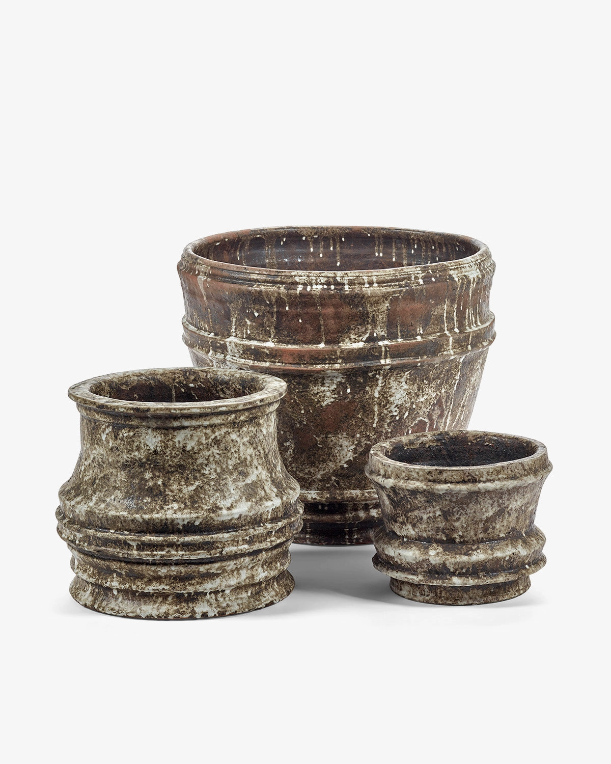 Planter 01 S white/brown Mesa