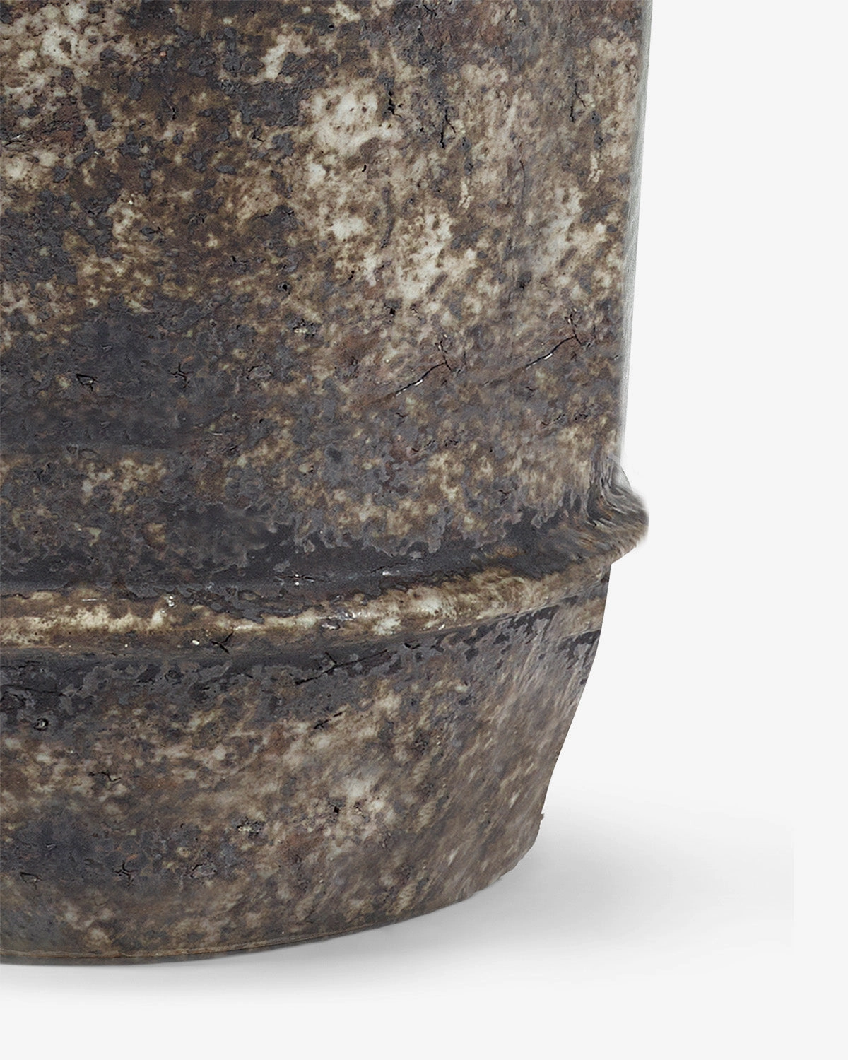 Planter 02  L dark brown Dune