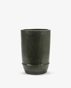 Planter 02  L dark green Dune Pottery & Urban Jungle decor outlet