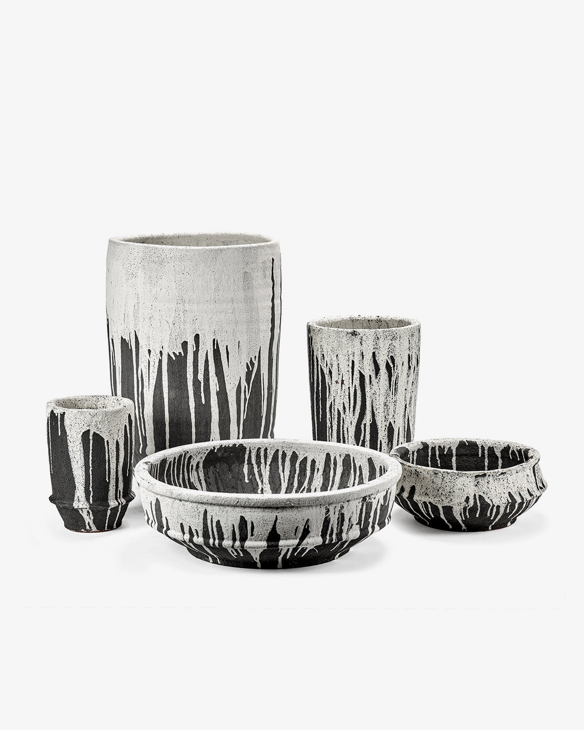 Planter 02  L off-white/dark brown Dune