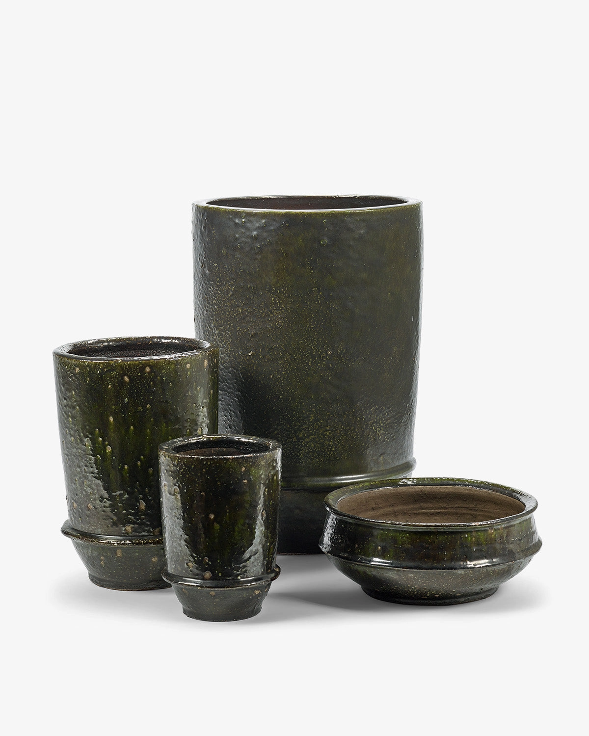 Planter 02 M dark green Dune