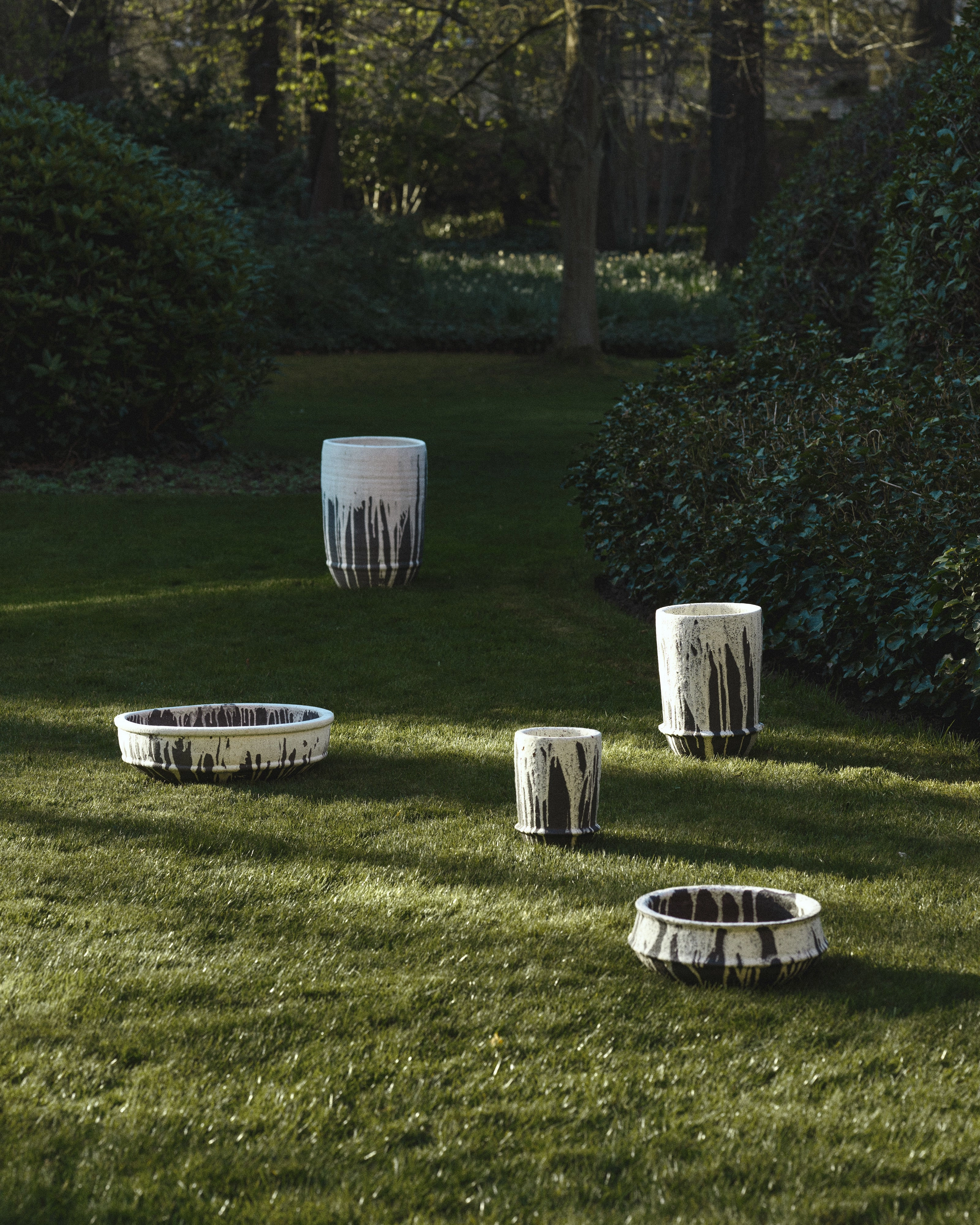 Planter 02 M off-white/dark brown Dune