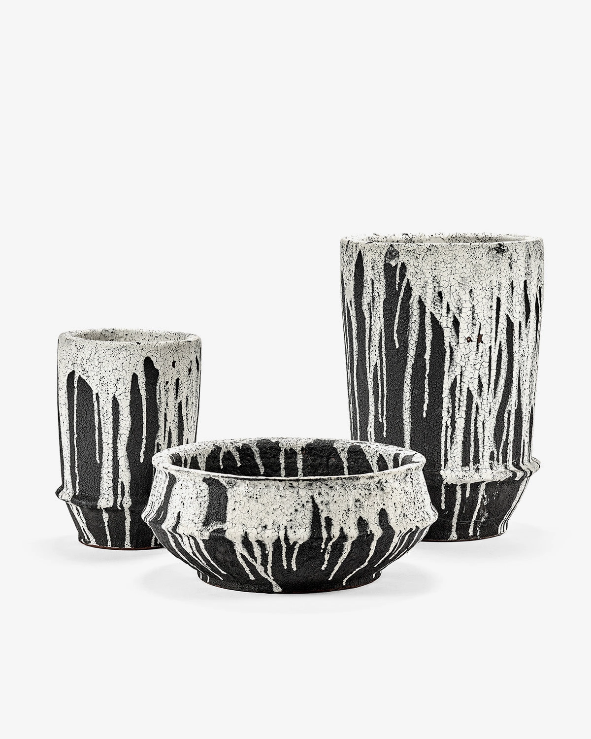 Planter 02 M off-white/dark brown Dune