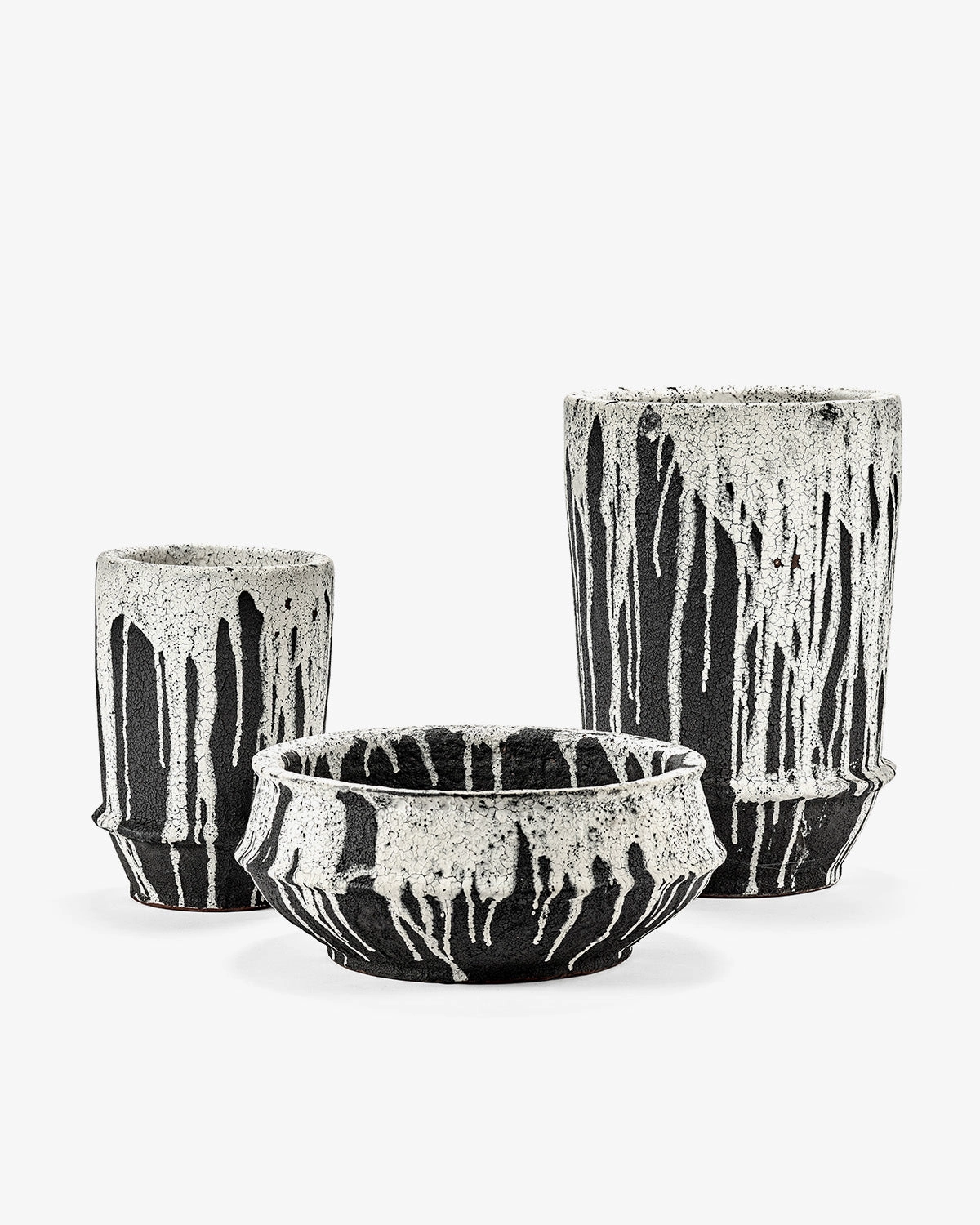 Planter 02 S off-white/dark brown Dune