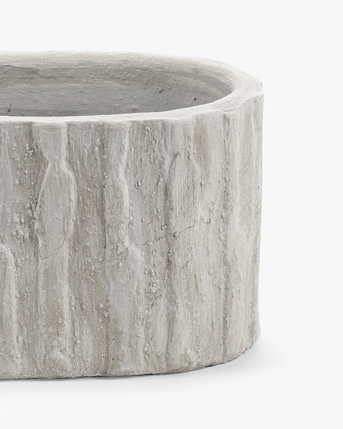 Planter low 03 off-white Rift