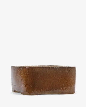 Planter low 04 amber Book Pottery & Urban Jungle decor outlet