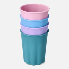 Plastic cups. 4 pcs Kitchen Tableware at affordable prices