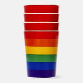 Plastic cups. 4 pcs Kitchen Tableware at affordable prices