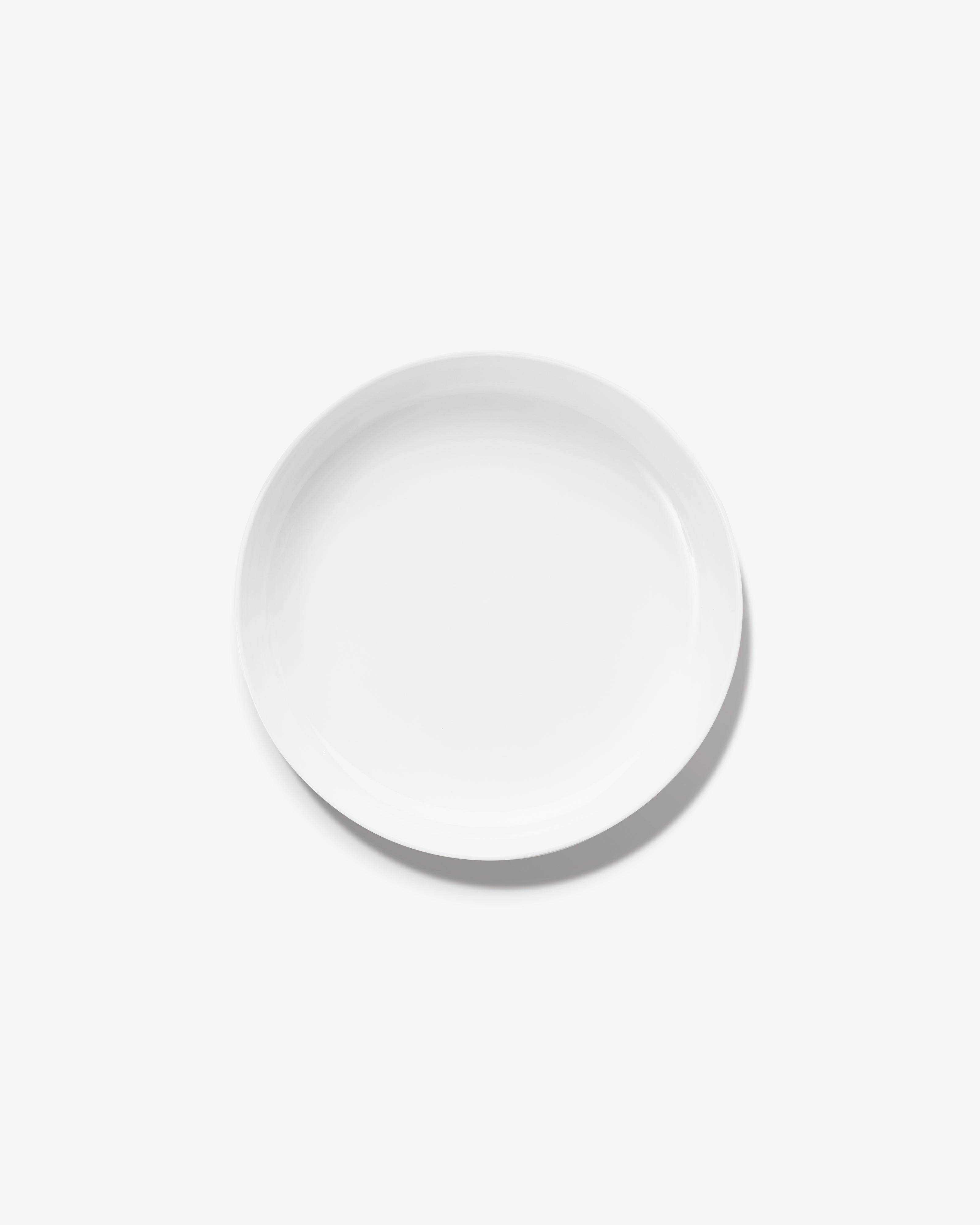 Plate deep L white Base