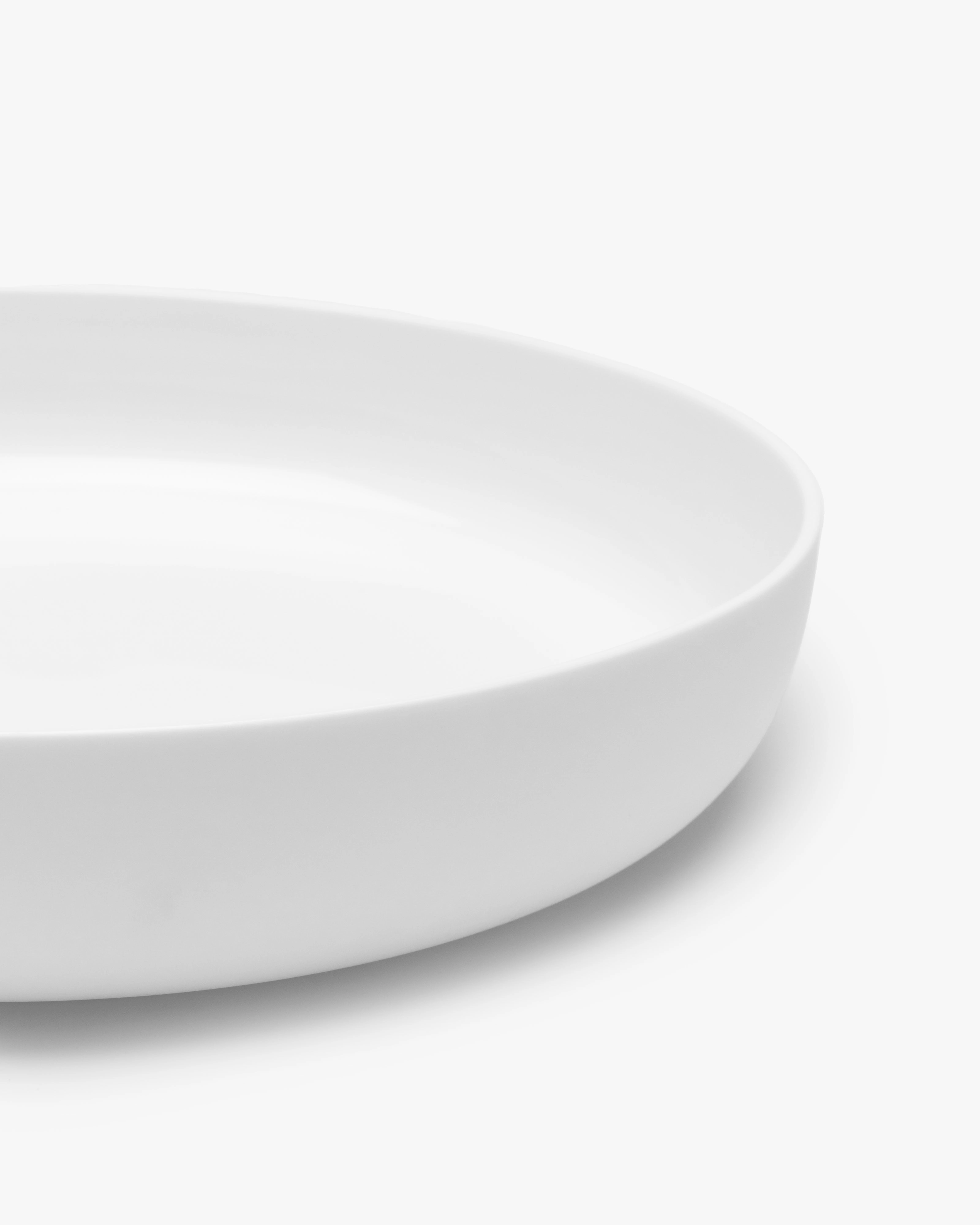 Plate deep L white Base