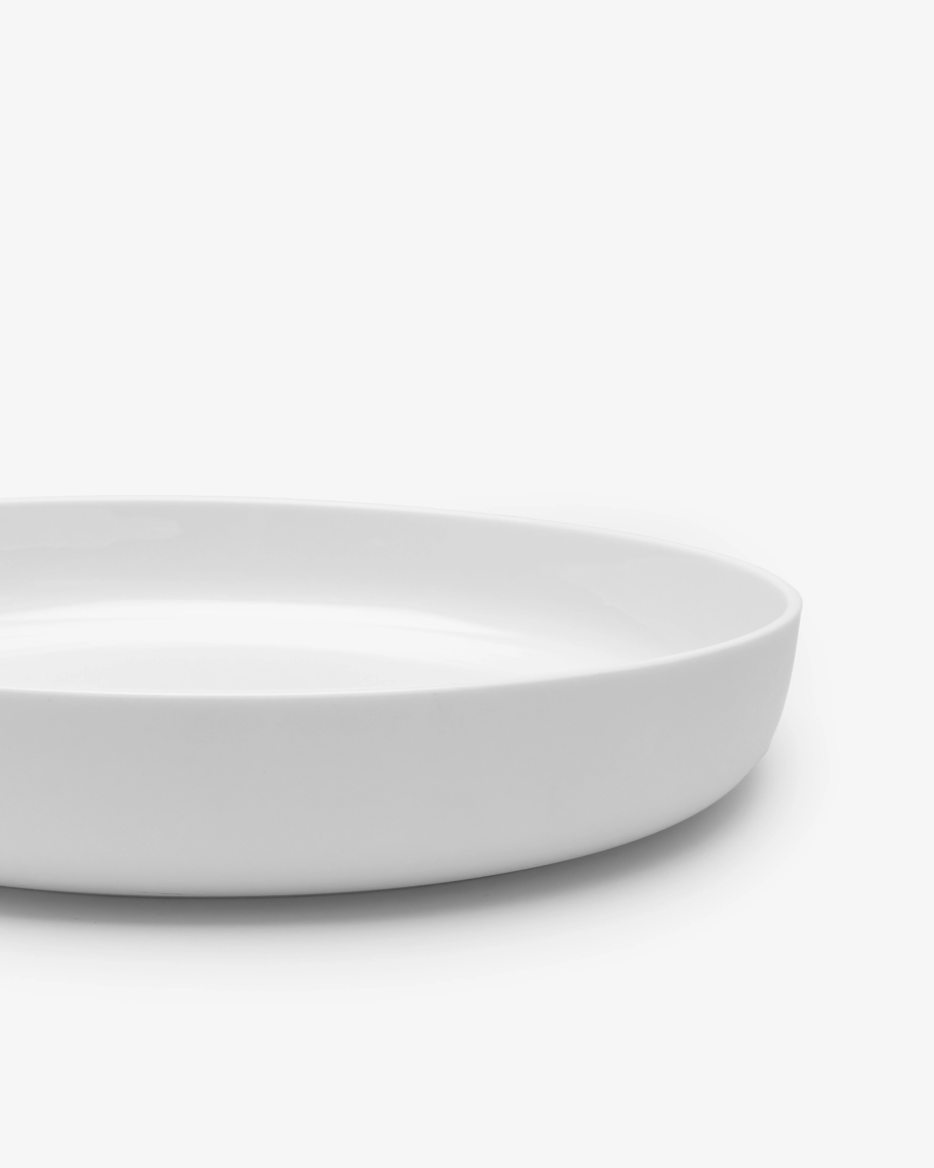 Plate deep XL white Base