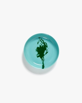 Plate high azure - green artichoke Feast Dinnerware tableware outlet