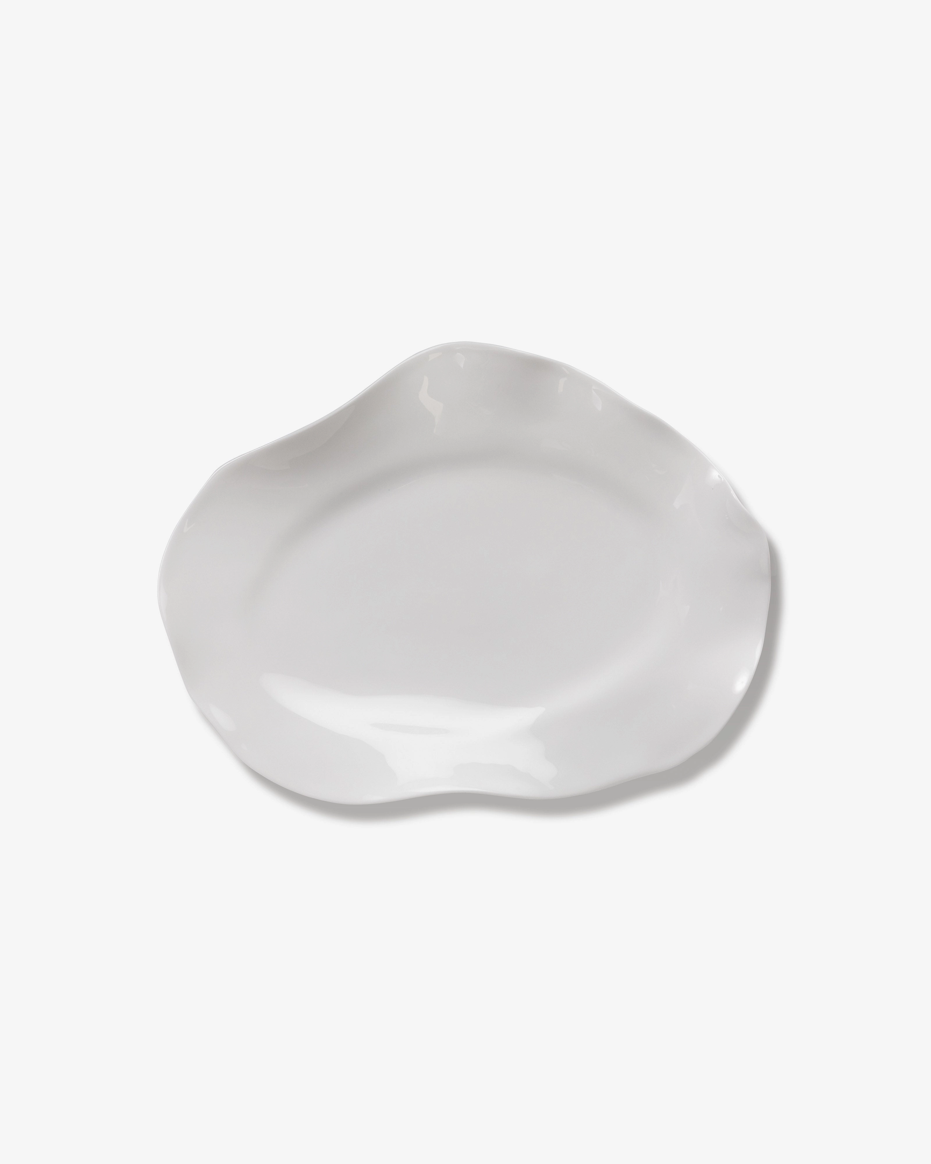 Plate oval Daenkei L white Perfect Imperfection Dinnerware tableware outlet