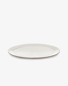 Plate oval L white Silhouette Dinnerware tableware outlet