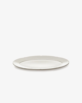 Plate oval M white Silhouette Dinnerware tableware outlet