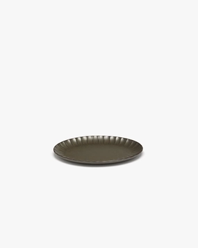Plate oval S green Inku Dinnerware tableware outlet