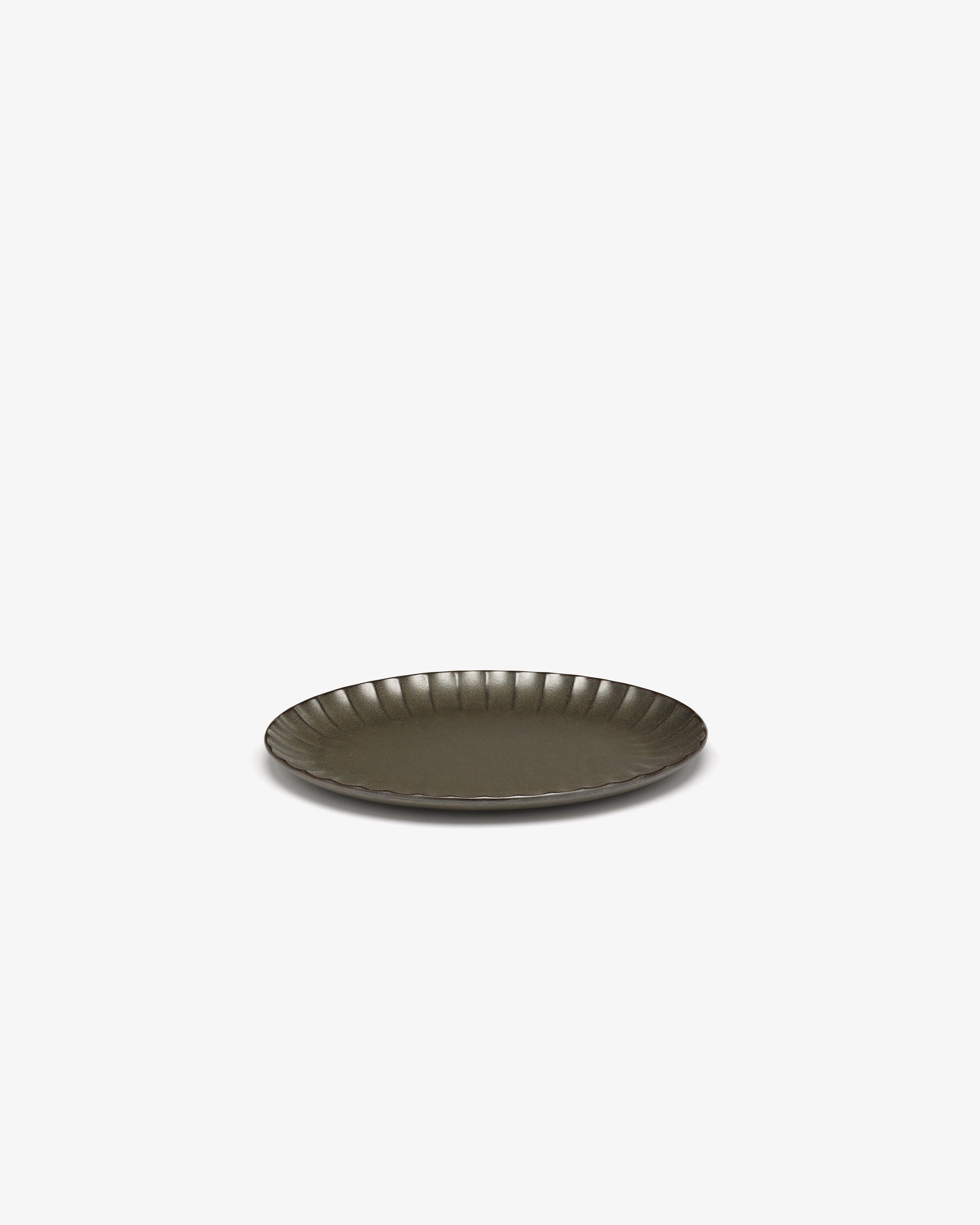 Plate oval S green Inku Dinnerware tableware outlet