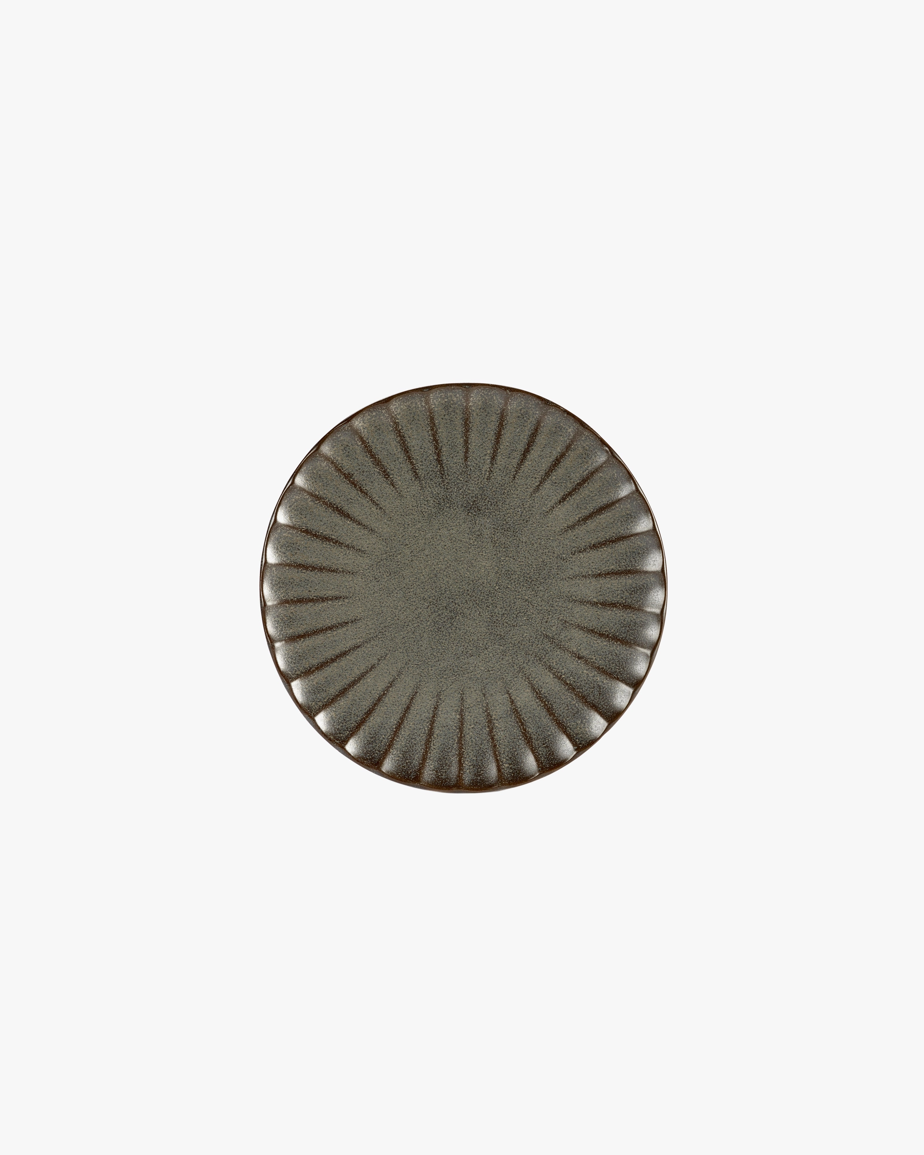 Plate oval S green Inku