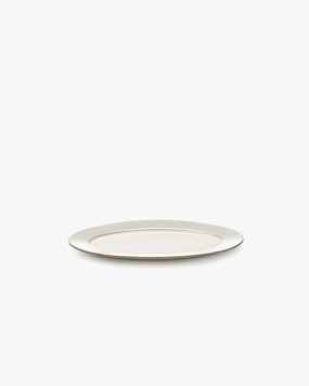 Plate oval S white Silhouette Dinnerware tableware outlet