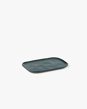 Plate rectangular n2 L bleu La nouvelle table Dinnerware tableware outlet