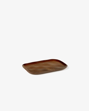 Plate rectangular n2 L brown La nouvelle table Dinnerware tableware outlet