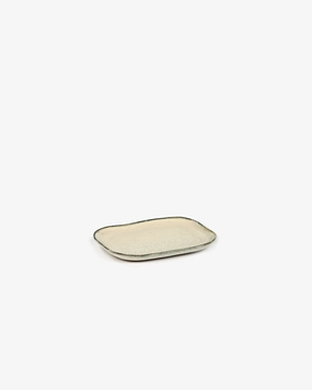 Plate rectangular n3 M off-white La nouvelle table Dinnerware tableware outlet
