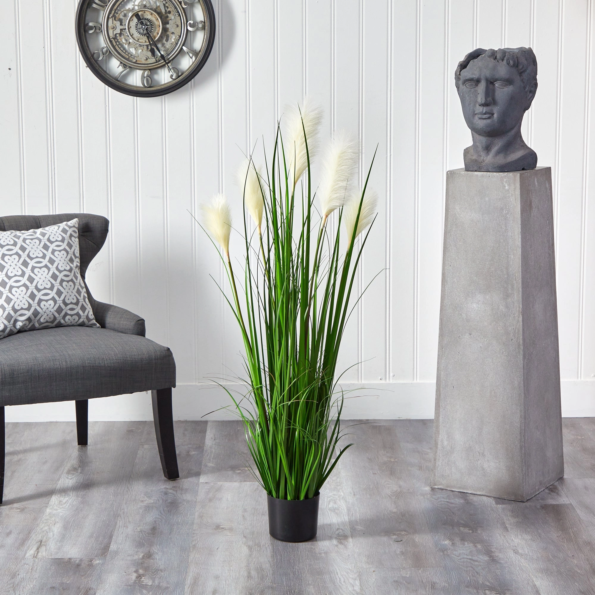 Plum Grass Artificial Plant 4'