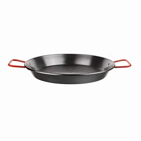 Polished Steel Paella Pan Large Cookware deals for kitchen