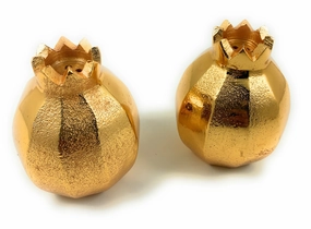 Pomegranate Salt and Pepper Shakers (Golden) Cooking Tools & Accessories buy more save more