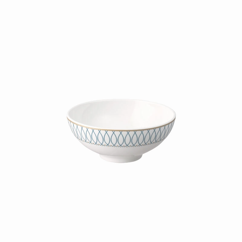 Porcelain Modern Deco Small Bowl, 14cm Serving Bowls Entertaining Set
