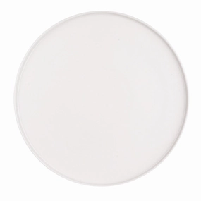 Porcelain Round Flat Plate with Lip Small Serveware clearance shop