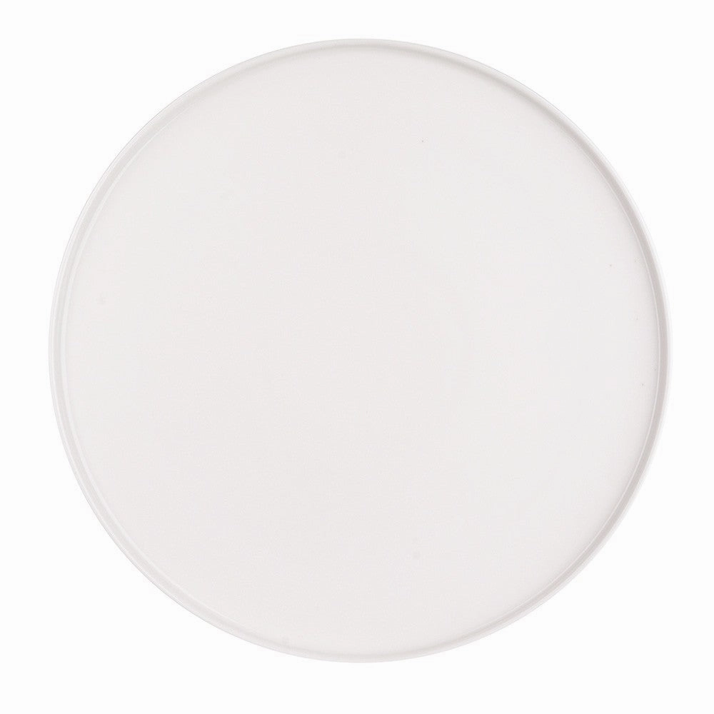 Porcelain Round Flat Plate with Lip Small Serveware clearance shop