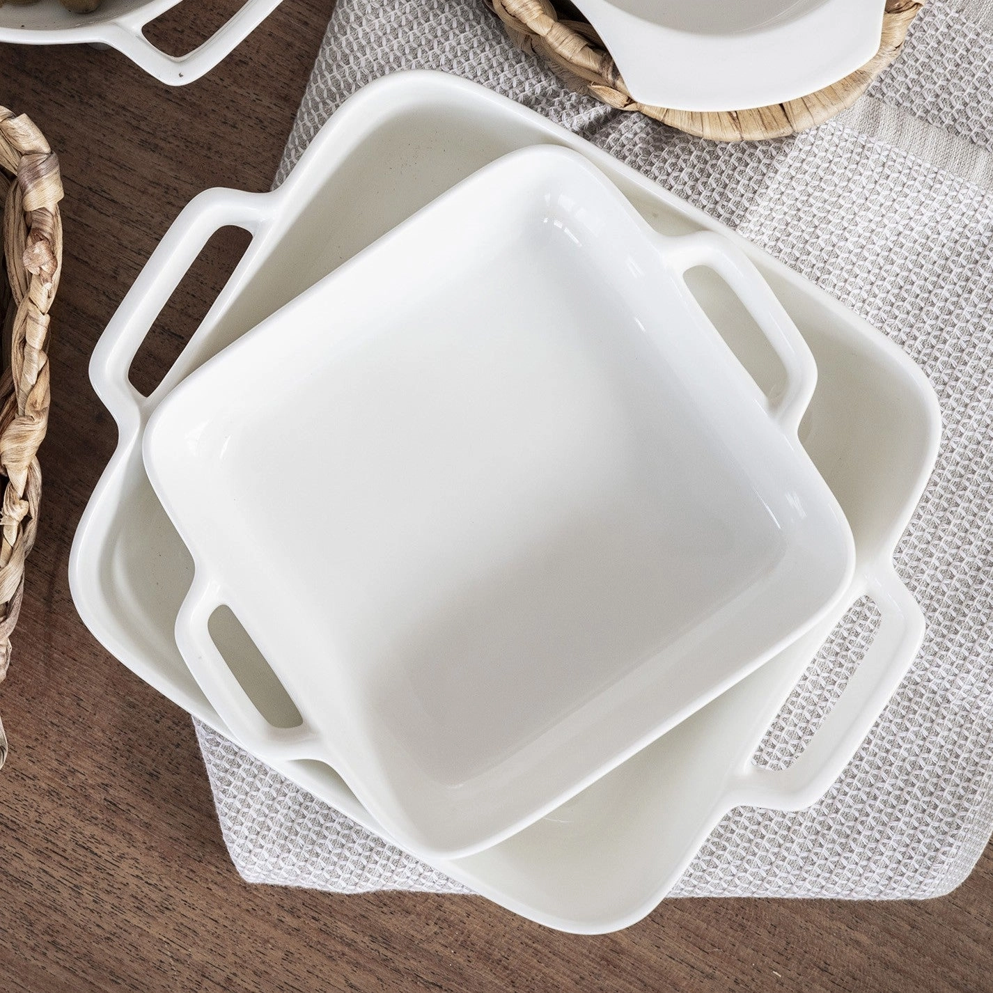 Porcelain Square Baking Dish 25cm
