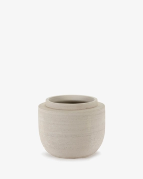 Pot L beige Volumes Pottery & Urban Jungle decor outlet
