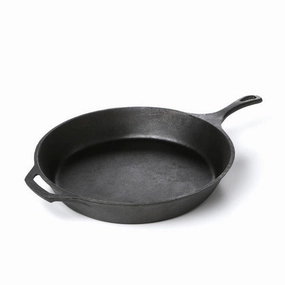 Pre-Seasoned Cast Iron 14-inch Round Skillet Cookware online kitchen sale